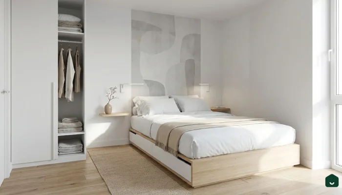 2kamar aesthetic putih