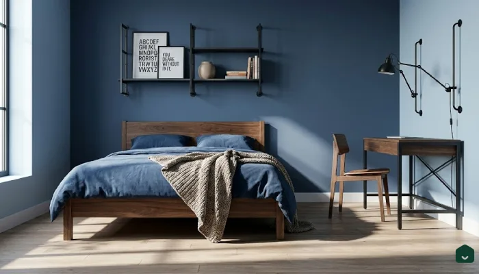 Kamar Tidur Scandinavian Blue