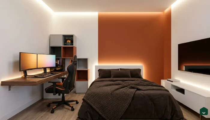 4Kamar Tidur Gaming Minimalist