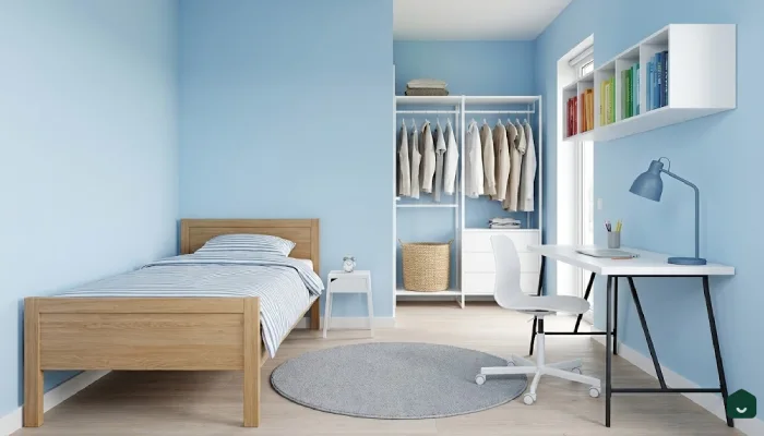 Kamar Tidur Contemporary Blue