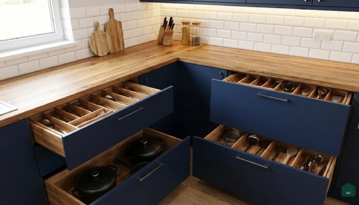jenis furniture dapur Kabinet Bawah