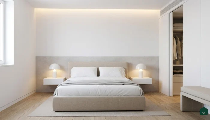 4kamar aesthetic putih