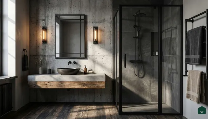 Kamar Mandi Industrial Modern
