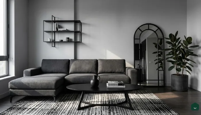5ruang tamu minimalist aesthetic