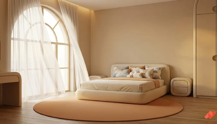 6gambar kamar tidur kartun