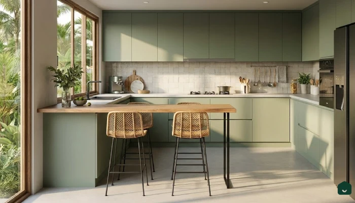jenis furniture dapur Meja Bar Dapur Minimalis