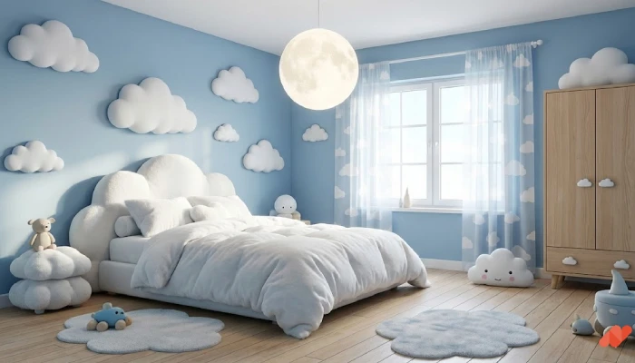 7gambar kamar tidur kartun
