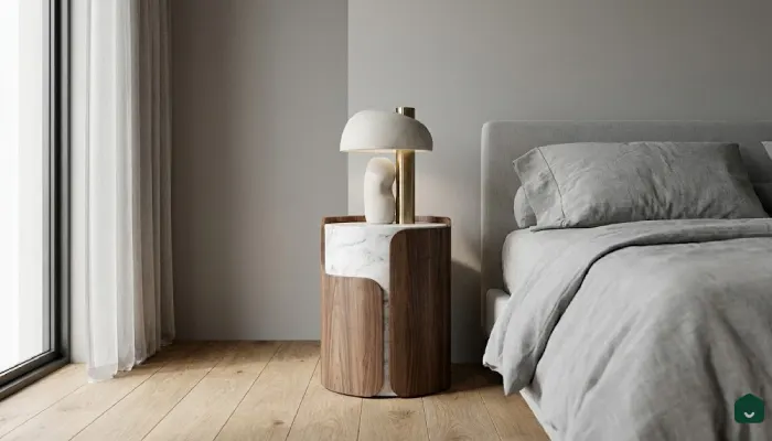 Jenis furniture kamar tidur Side Table Unik