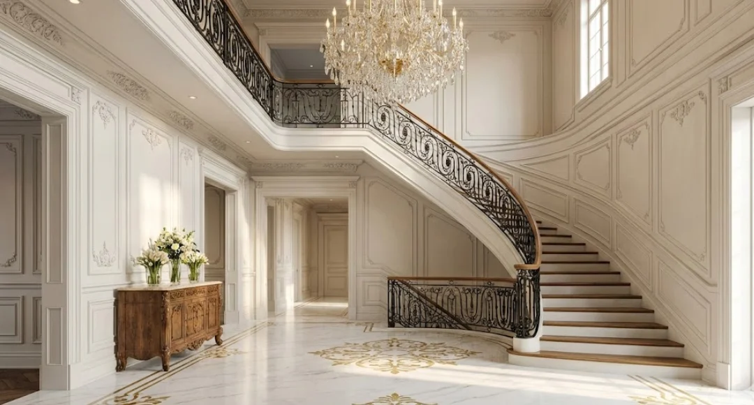 foyer rumah klasik
