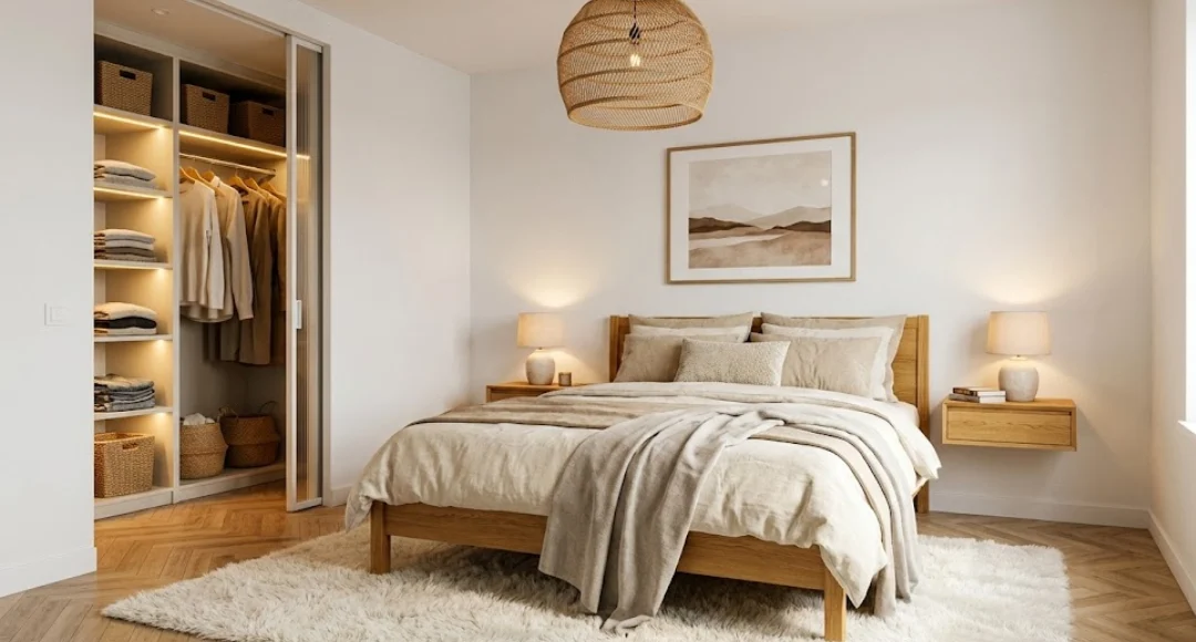 kamar aesthetic putih