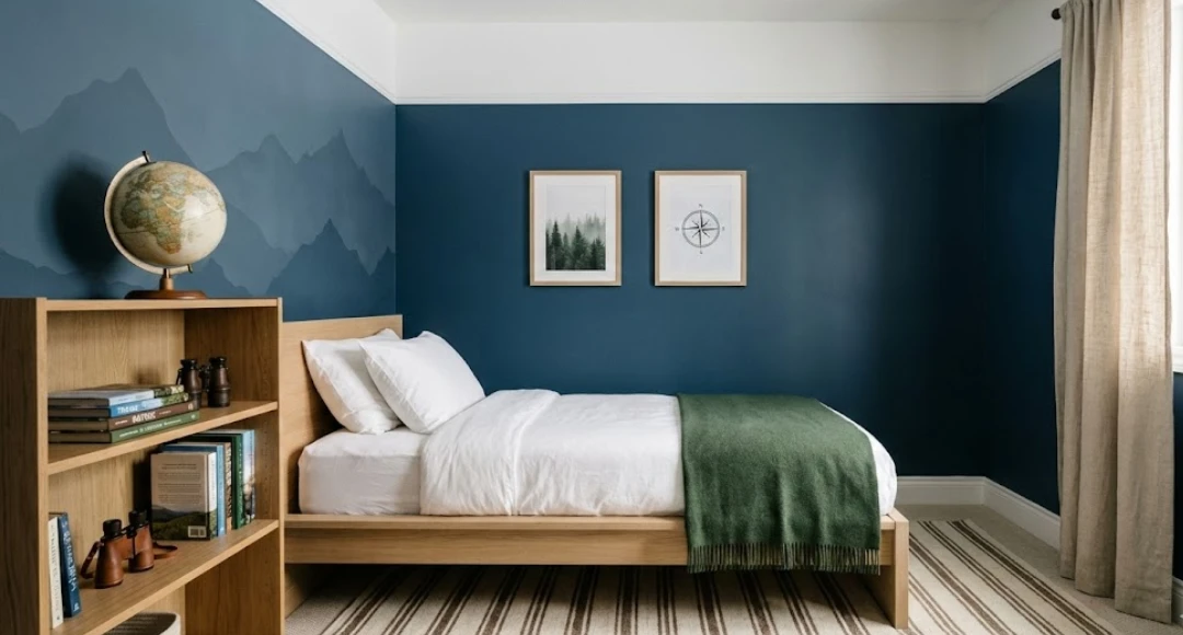 kamar tidur anak laki-laki