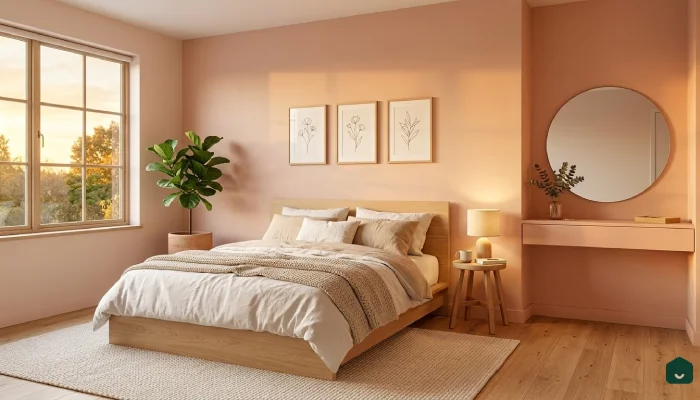 1desain kamar tidur minimalis warna pink