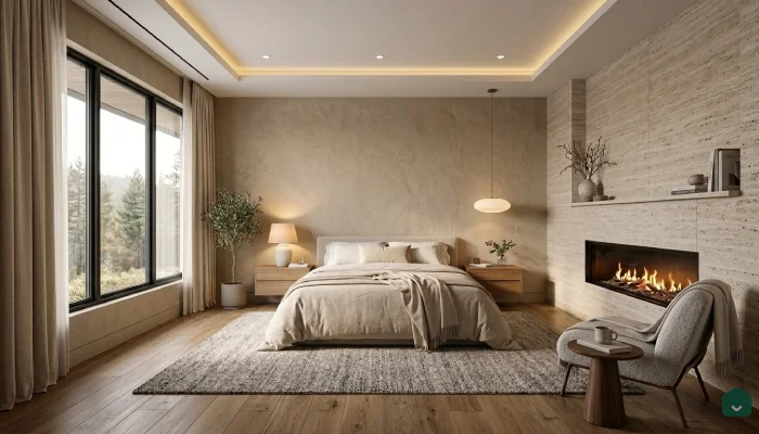 2kamar tidur mewah minimalis