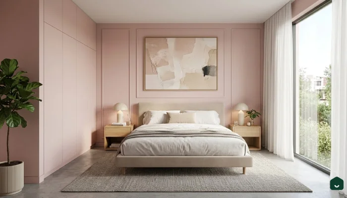 4desain kamar tidur minimalis warna pink