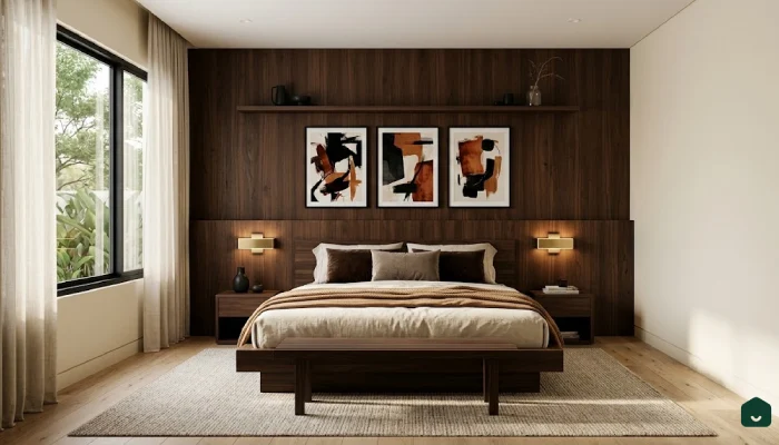 5kamar tidur warna cream