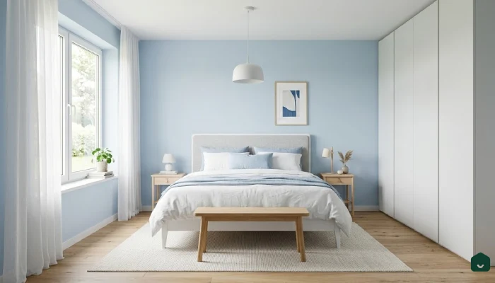 7cat kamar tidur warna pastel