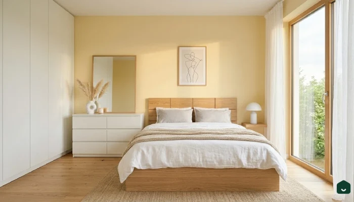 7desain cat kamar tidur warna kuning