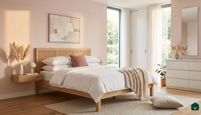 8cat kamar tidur warna pastel
