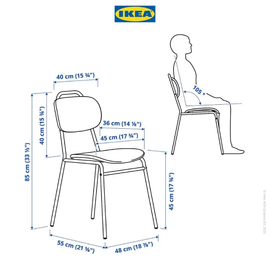 IKEA ENSHOLM Kursi Luar Ruang Minimalis Hijau (1)