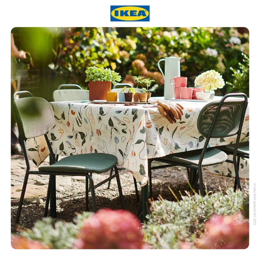 IKEA ENSHOLM Kursi Luar Ruang Minimalis Hijau (2)