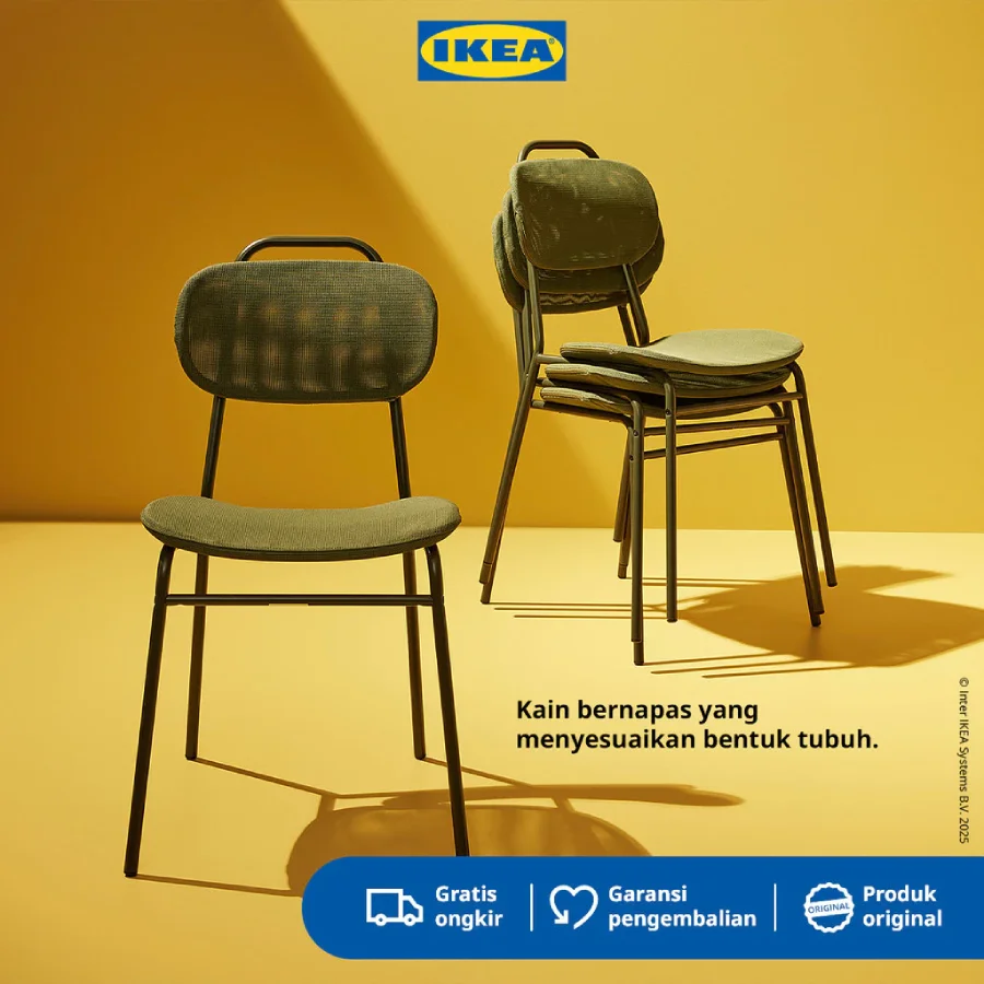 IKEA ENSHOLM Kursi Luar Ruang Minimalis Hijau