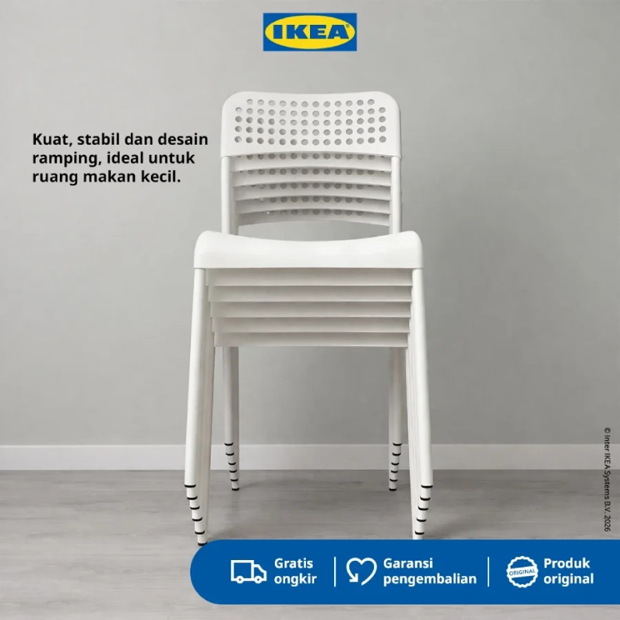 IKEA SANDSBERG Kursi Minimalis dengan Sandaran Punggun