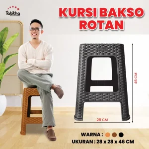 Kursi Plastik Rotan Motif Anyam Kursi Cafe Kursi Bakso Bangku Bakso Ekonomis