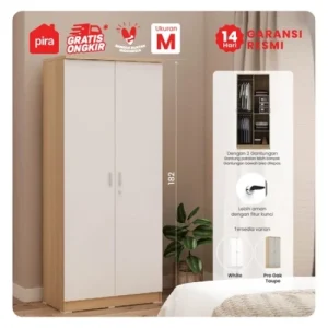 Pira Metropolis OX - Aruna 2P A Lemari Pakaian 2 Pintu