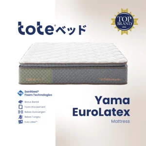 Tote Yama Euro Latex _ Kasur Pocket Spring Bed Vacuum Dalam Box