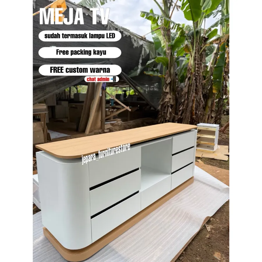 meja tv Minimalis Modern _ meja warna by custom