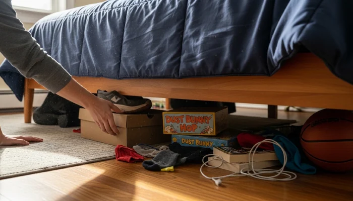 Cara Membersihkan Kolong Tempat Tidur Agar Kamar Bebas Sarang Debu (2)
