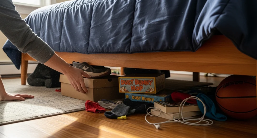 Cara Membersihkan Kolong Tempat Tidur Agar Kamar Bebas Sarang Debu
