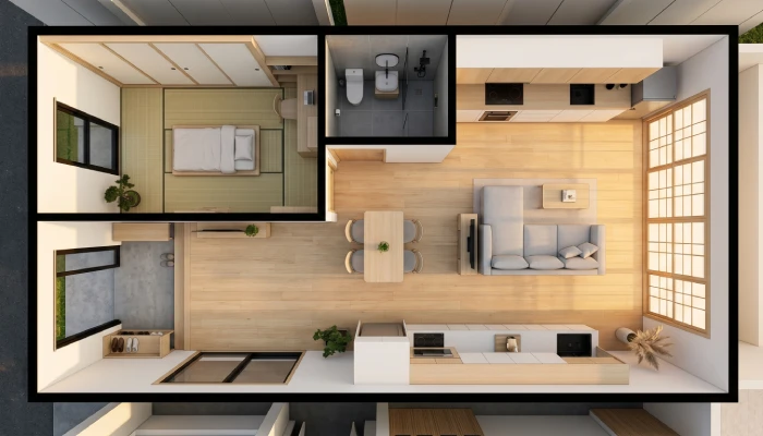 Denah Rumah ukuran Type 36 (3)