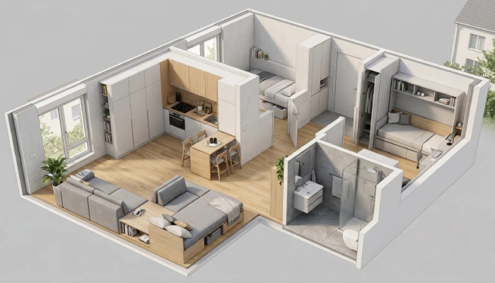Denah Rumah ukuran Type 36 (6)