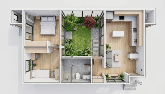 Denah Rumah ukuran Type 36 (9)