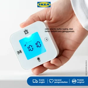 Ikea KLOCKIS Jam Multifungsi Disertai Dengan Alarm Dan Termometer