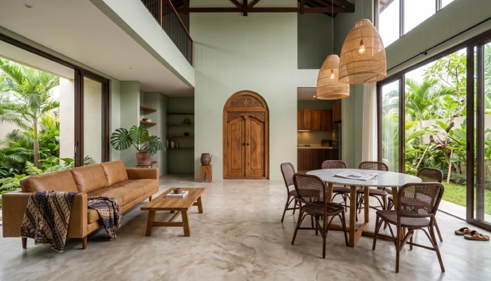 Desain Interior Ruang Tamu Modern Tropis Minimalis (2)