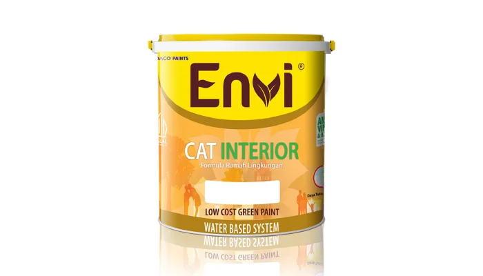 merk cat tembok interior rumah envi
