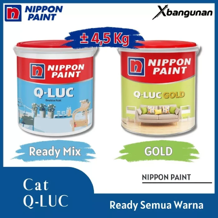 Cat Tembok Nippon Paint Q-Luc SEMUA WARNA ADA _ Qluc