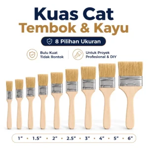 Kuas Cat Tembok & Kayu Berkualitas