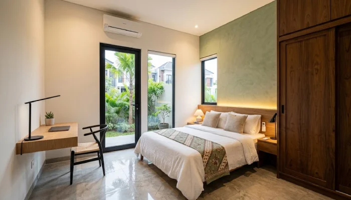 Kamar Tidur Hijau Sage
