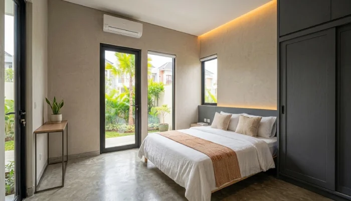 Kamar Tidur Industrial Beton