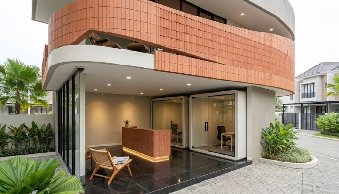 Desain Kantor Pod Kerja Kaca