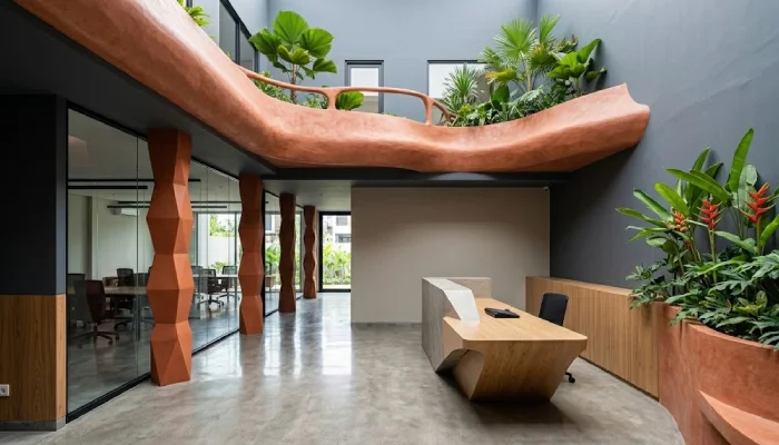 Desain Kantor Struktur Organik