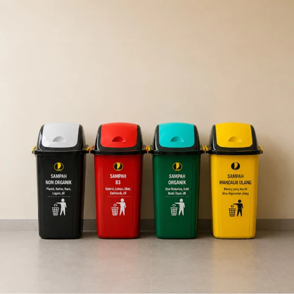 Tempat Sampah Ayun 20 30 40 50 60 Liter | Tong Sampah Plastik Besar Dapur Rumah Kantor